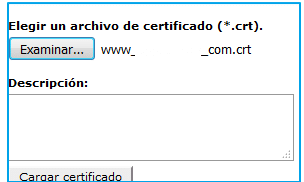 elegir certificado