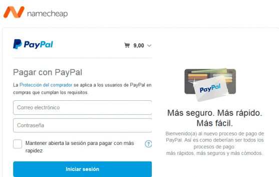 pagar con paypal